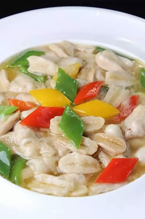 【創(chuàng)新菜】雞湯煮竹胎