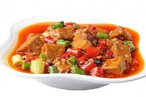 雙椒燜釀豆腐