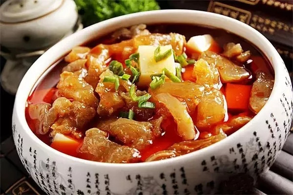 【熱賣菜】米豆腐燒駝筋