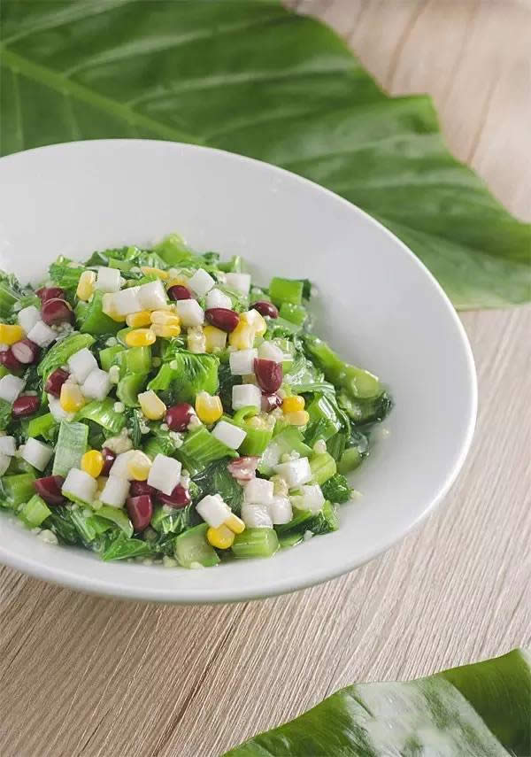 【創(chuàng)新菜】五谷菜心