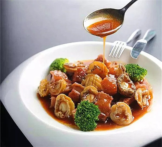 【酒樓菜】鮑魚紅燒肉