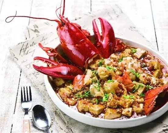【創(chuàng)新菜】波士頓龍蝦燒麻婆豆腐