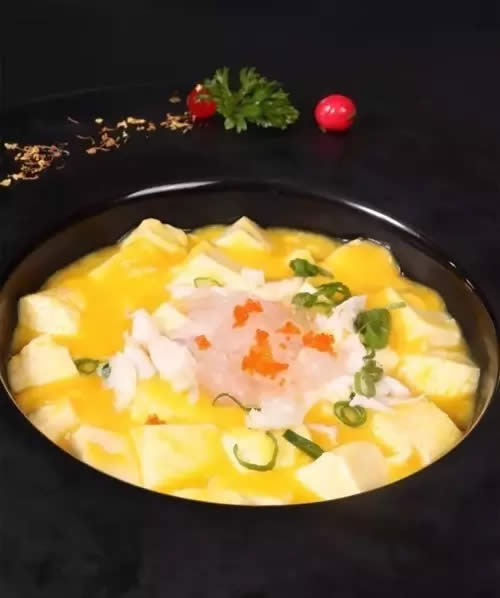 【粵菜】蟹粉燕液豆腐