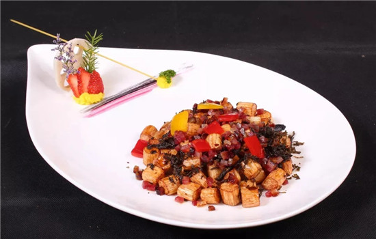 【熱賣菜】欖菜臘肉炒茭白