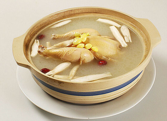 柚子肉雞湯的做法