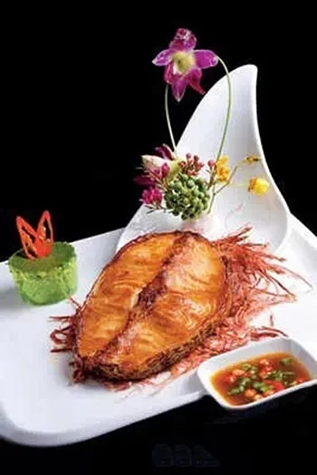 【酒樓菜】烤雞樅銀鱈魚