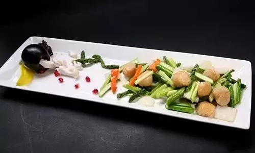 【粵菜】蘆筍馬蹄炒扇貝