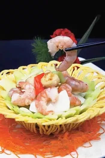 【粵菜】雀巢海中寶