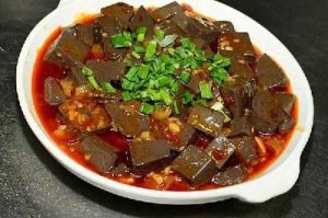 紅燒羊血