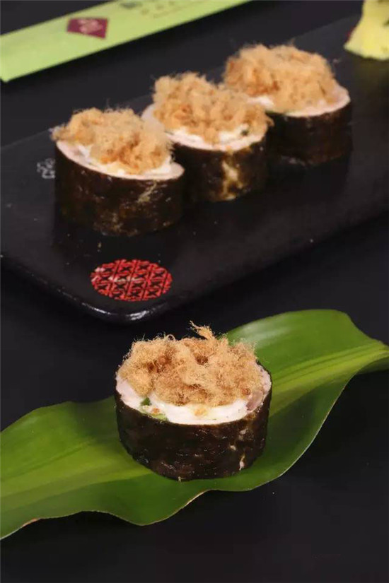 【中點】日式肉松芥末目魚卷