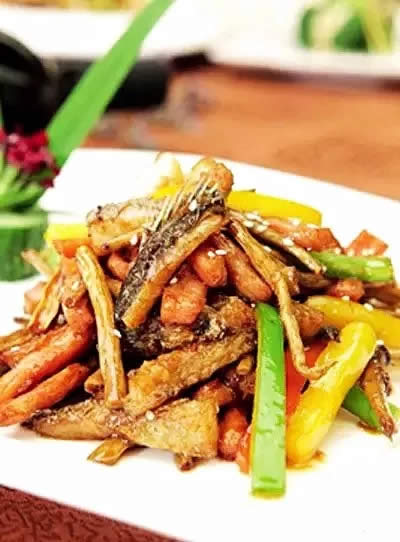【家常菜】黃魚彩椒豬爽肉