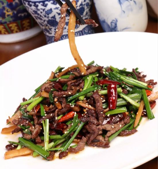 【川菜】干煵牛肉絲
