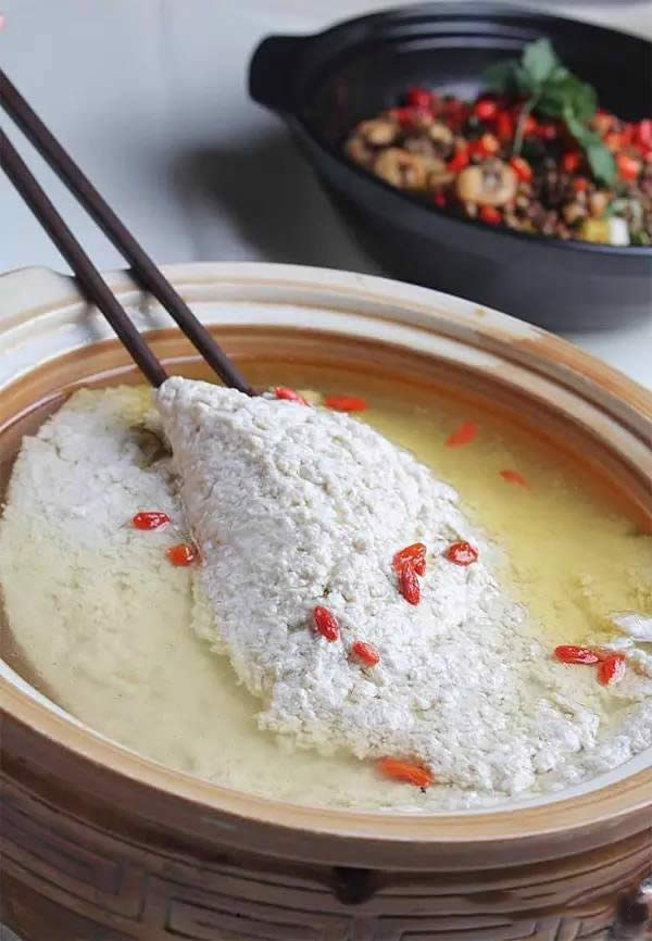 【年菜】雞湯豆花