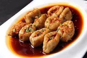 夾絲豆腐