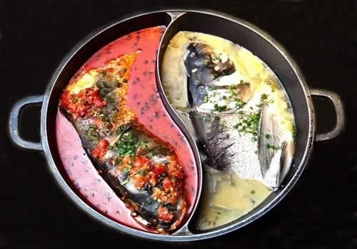 【創(chuàng)新菜】生焗雙味魚(yú)頭