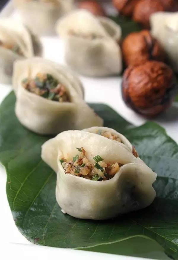 【創新菜】核桃扁食