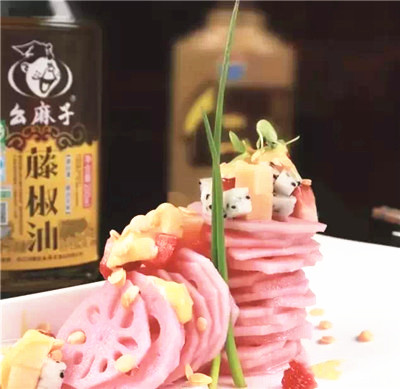 【涼菜】黑加侖鮮果藕片