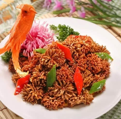 【熱賣菜】香辣菊花牛肉丸