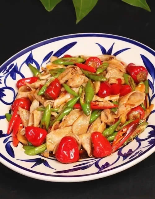 【毛利菜】泡椒羊腸