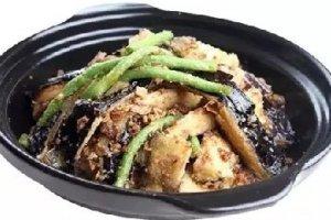 肉松鵝肝茄子煲
