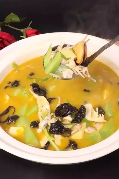 【粵菜】砂煲淡菜雙鮮煮雙筍