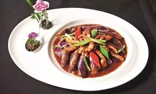 【膠東菜】山茄燒八帶