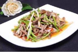 銀條蘆蒿爆腰絲