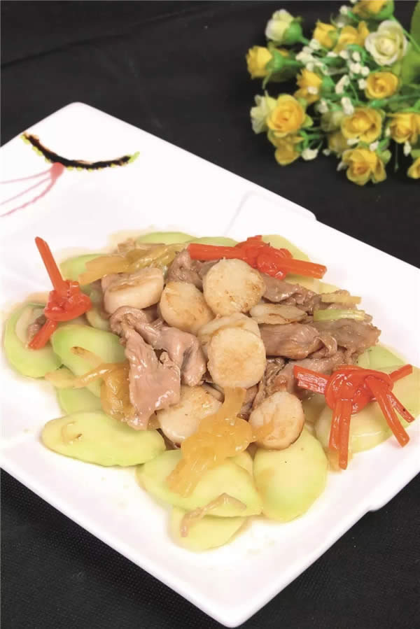 【熱賣菜】帶子芥蘭炒羊肉