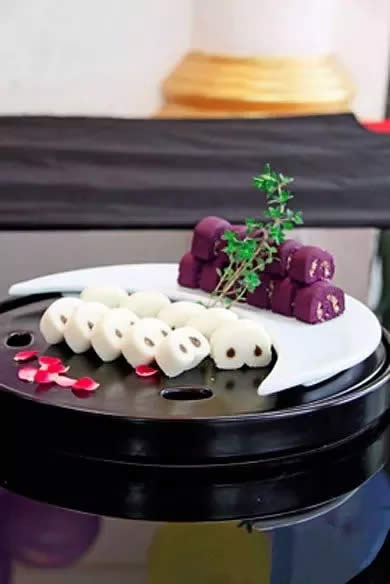 【創新菜】紫薯山藥卷