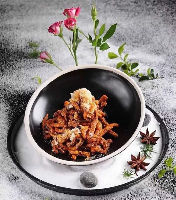 【創意涼菜】辣肉松脆鱔