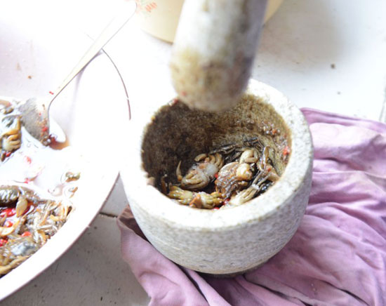 自制蟛蜞醬