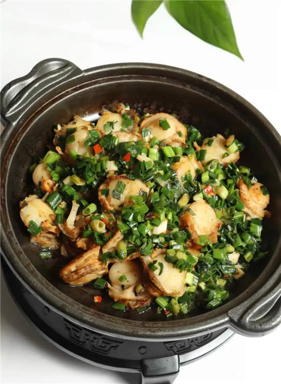 【粵菜】七味蔥香元貝