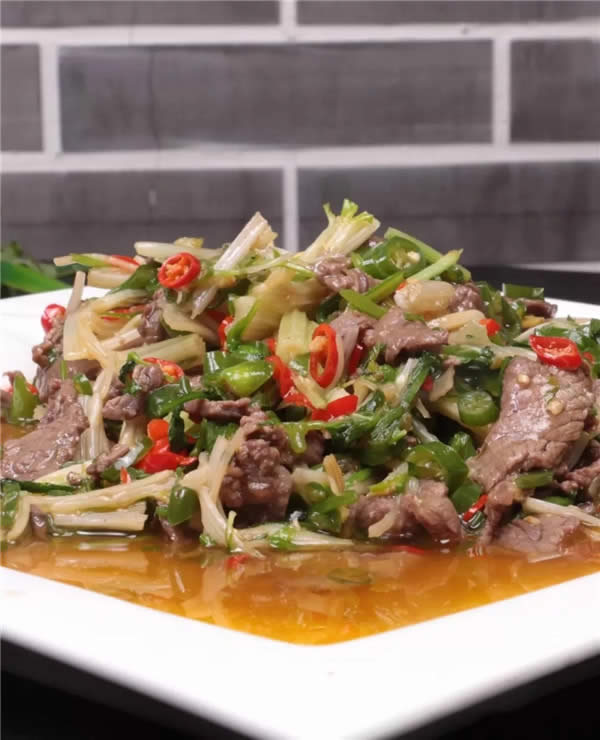 【家常菜】雙椒爆牛肉