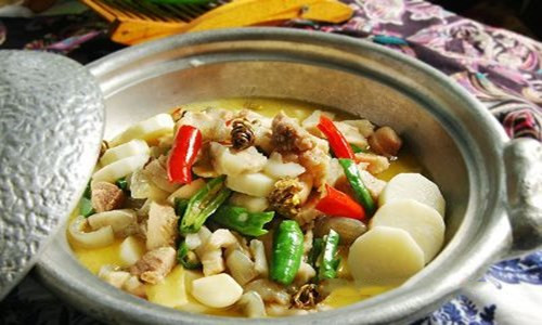 【酒樓菜】淮山鱷魚煲