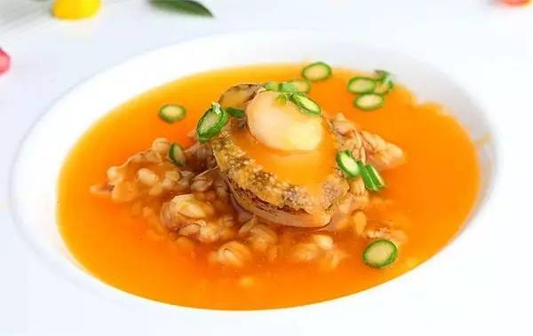 【創(chuàng)新菜】黃燜汁青稞鮑