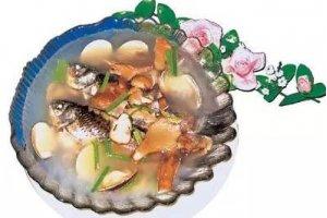河鯽文蛤山珍湯