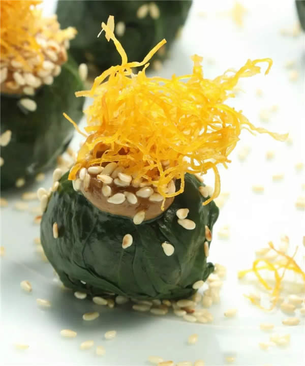 【創新涼菜】老北京麻醬菠菜