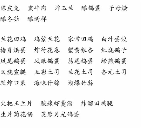 已經失傳的川菜，你聽過幾個？