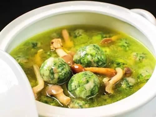 【創新菜】雜菌肉末薺菜圓