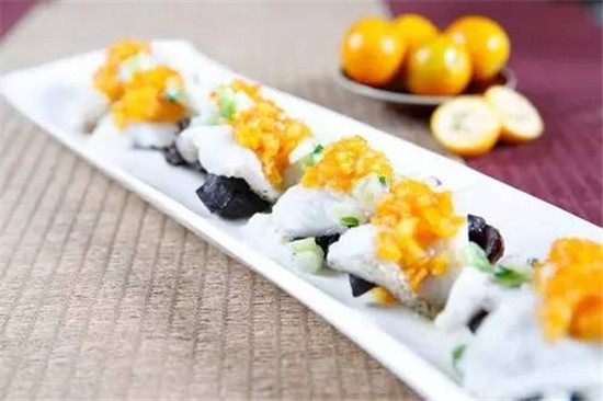 【粵菜】苗家咸山桔蒸東沙黃皮老虎斑