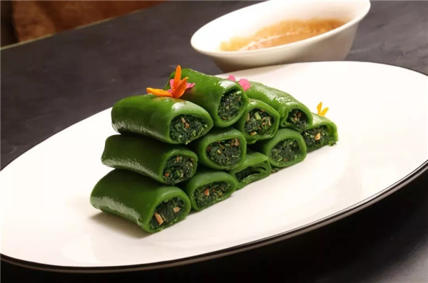 【創意涼菜】香菠馬蘭卷