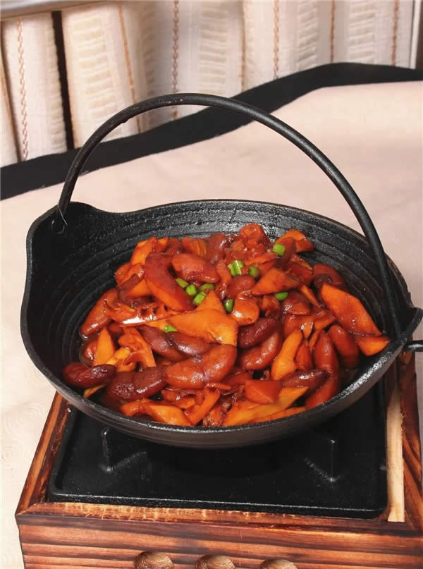 【家常菜】菱角燒竹筍
