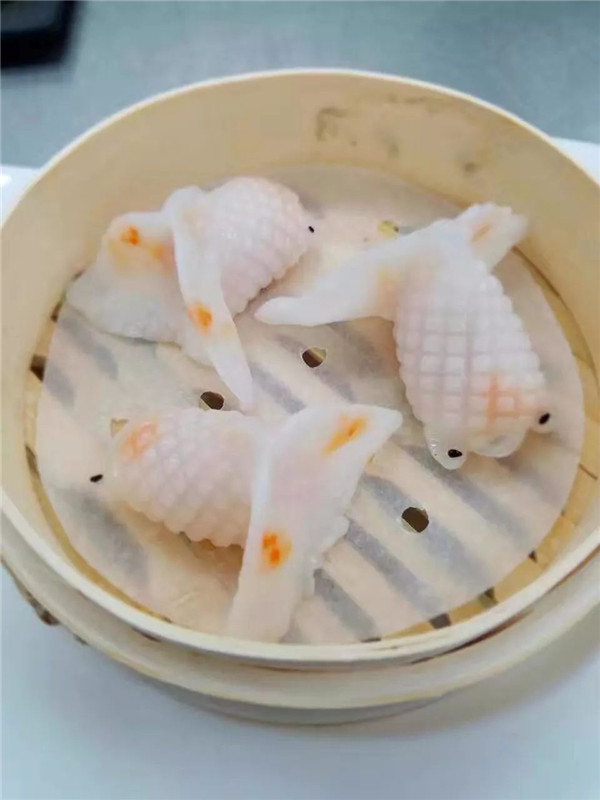 【創意中點】珊瑚蚌金魚餃