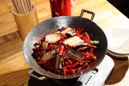 【湘菜】黑毛土豬臘肉