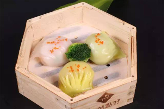 【中點】三色三味蝦餃