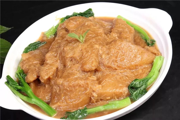 【粵菜】瑤柱扒柚皮