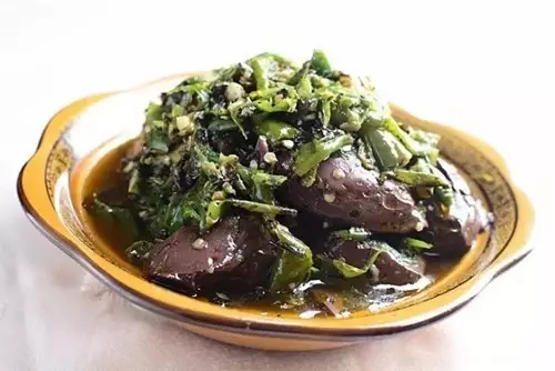 【農家菜】燒椒鮮豬血