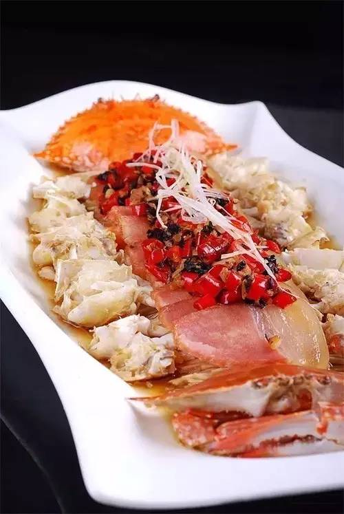【融合菜】咸肉香蒸蟹