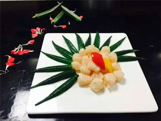 【粵菜】秋葵炒蝦滑