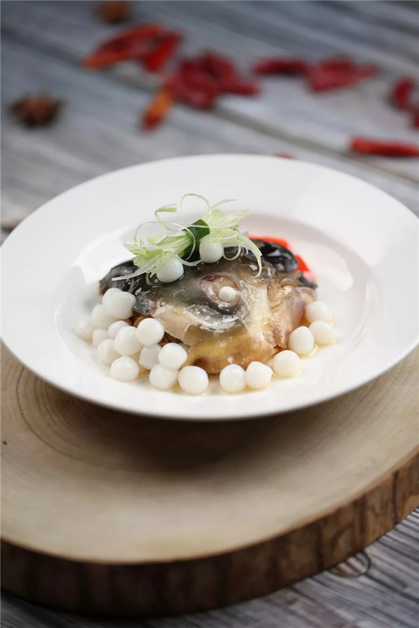 【創(chuàng)新淮揚菜】珍珠魚圓魚頭